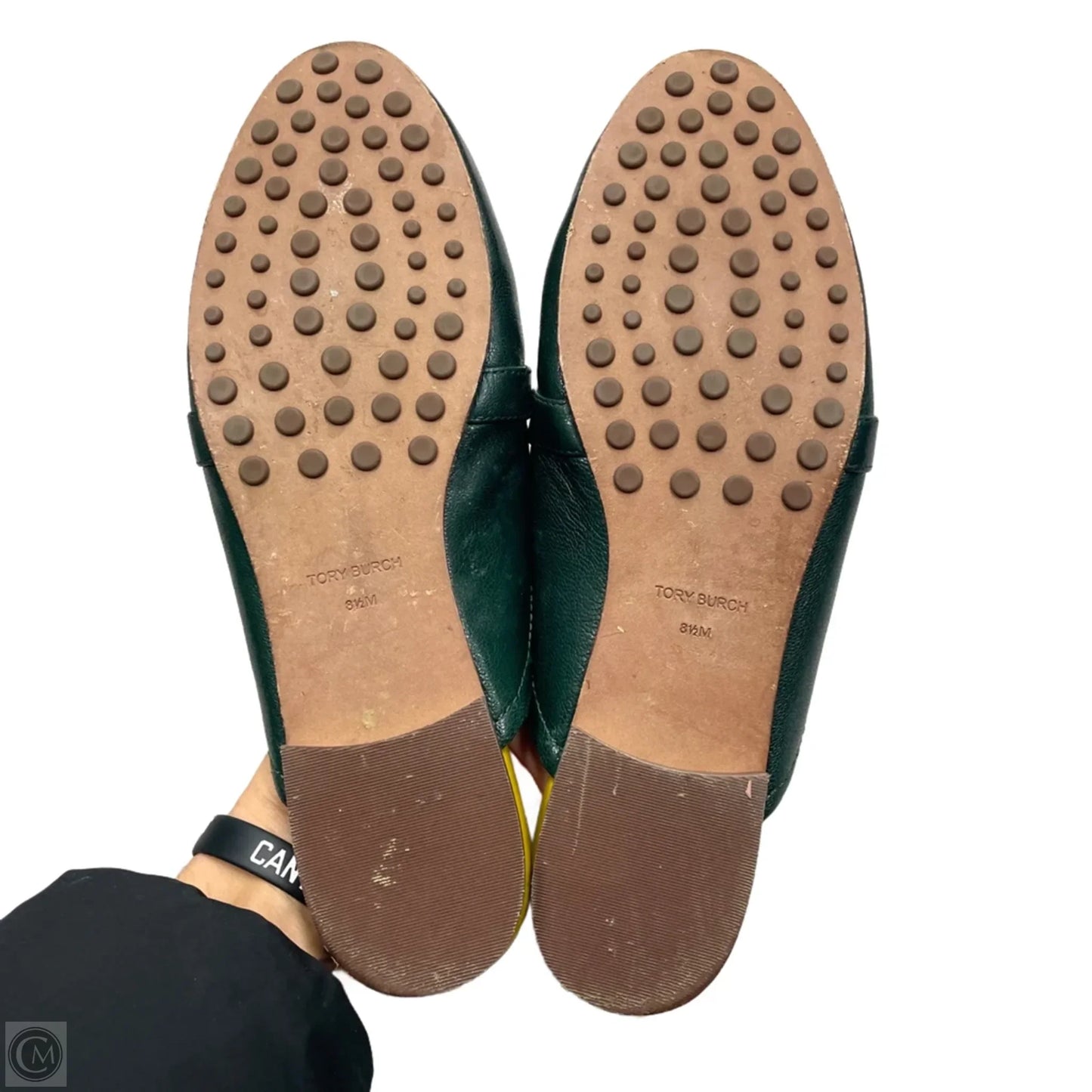 Shoes Designer By Tory Burch In Green, Size: 8.5