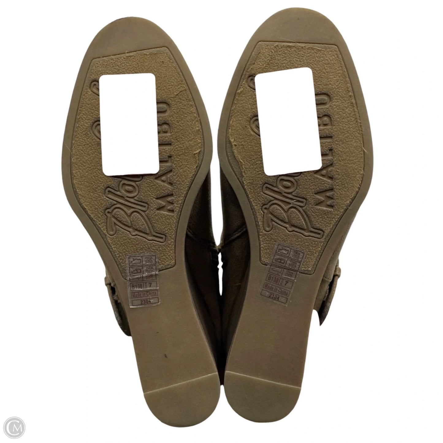 Boots Ankle Heels By Blowfish In Tan, Size: 7