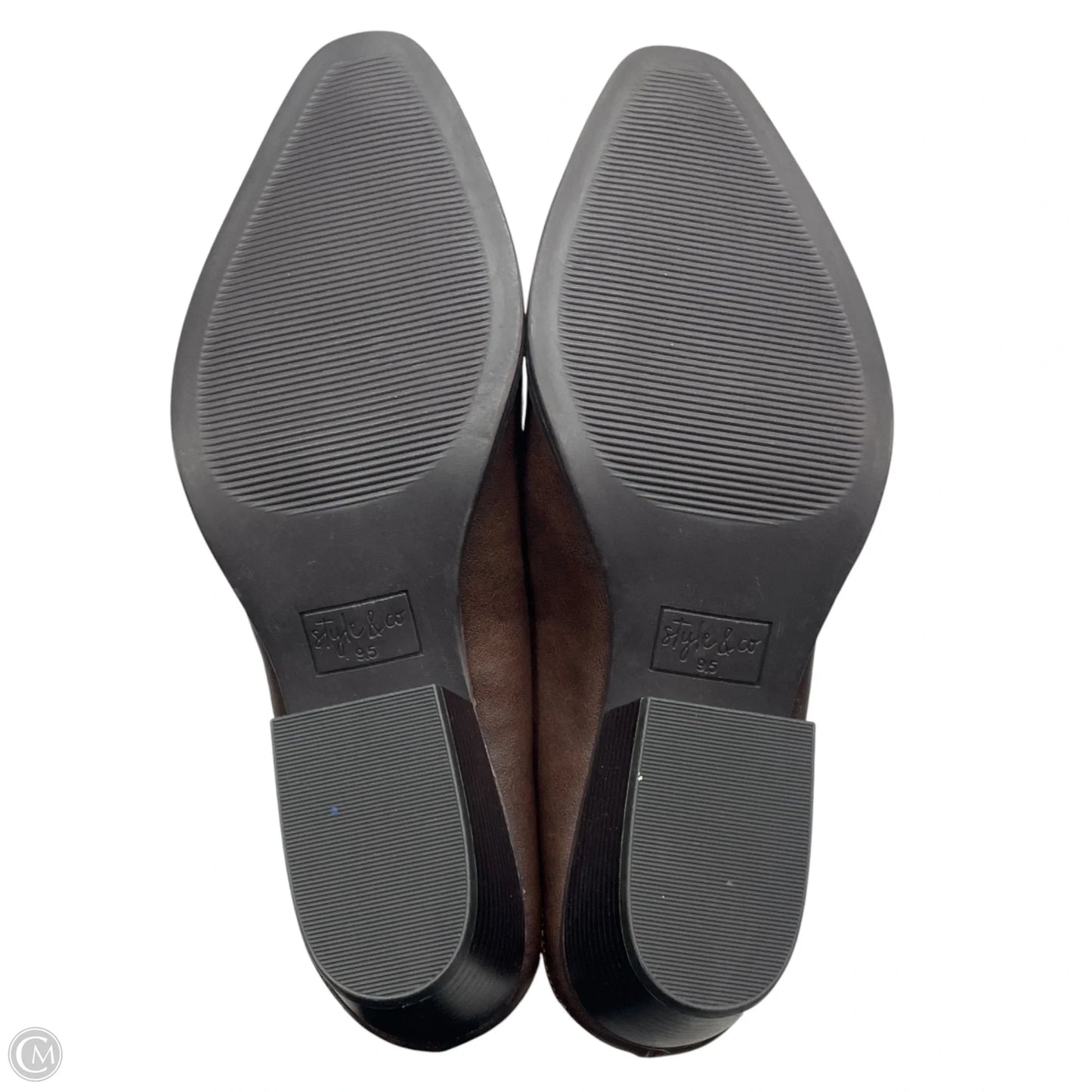 Shoes Heels Block By Style And Co Collection Women In Brown, Size: 9.5