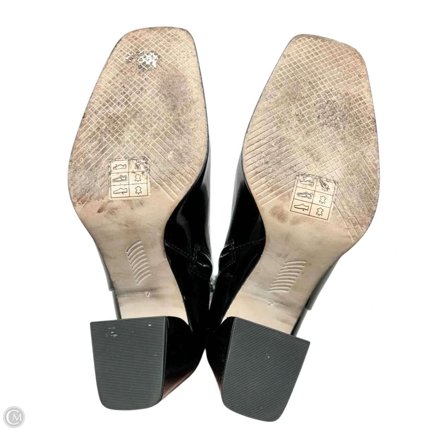 Boots Ankle Heels By Paige In Black, Size: 7