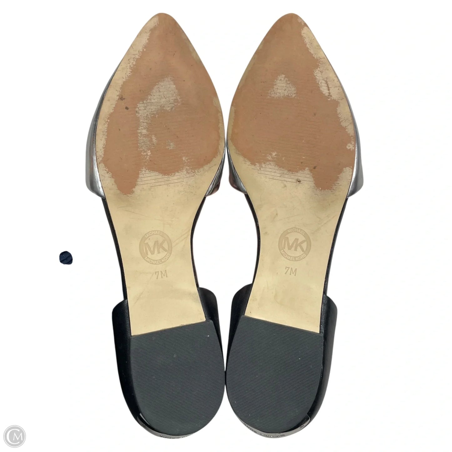 Shoes Flats By Michael By Michael Kors In Silver, Size: 7