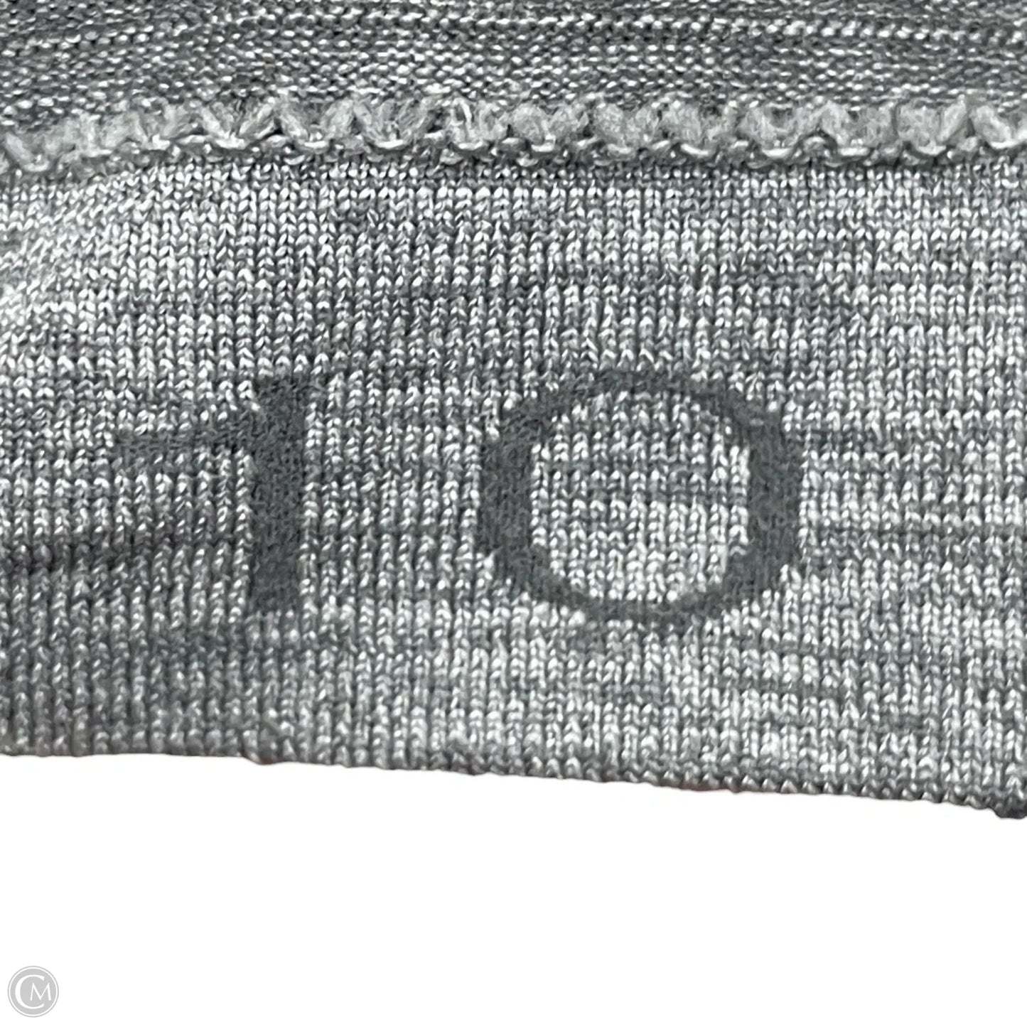 Athletic Top Short Sleeve By Lululemon In Grey, Size: M