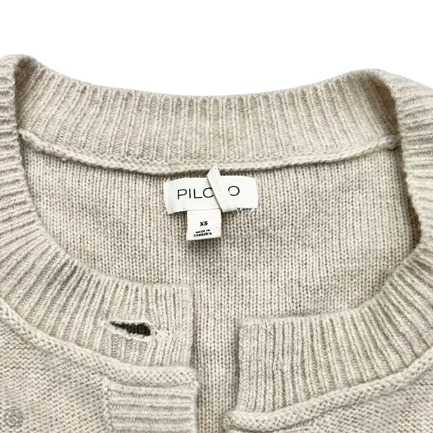 Sweater Cardigan By Pilcro In Cream, Size: Xs