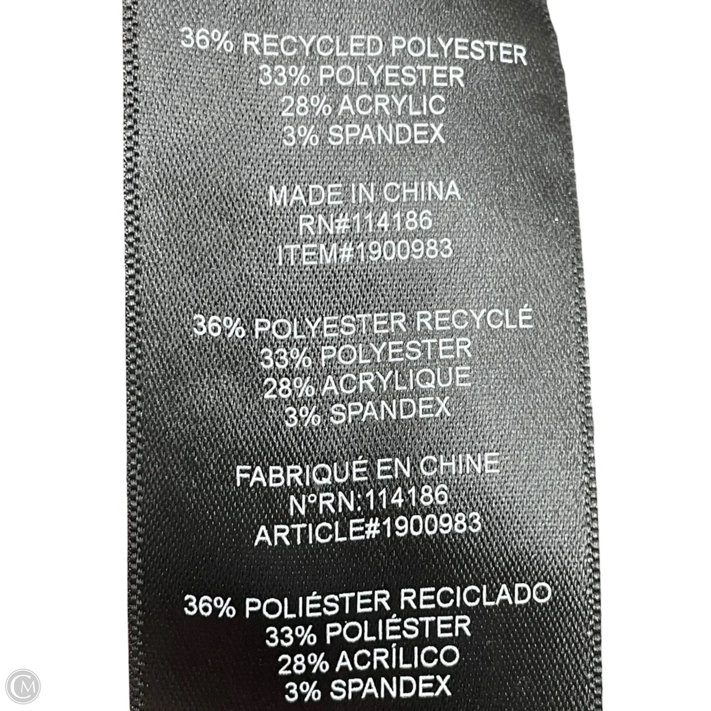Cardigan Designer By Frye In Black & White, Size: S