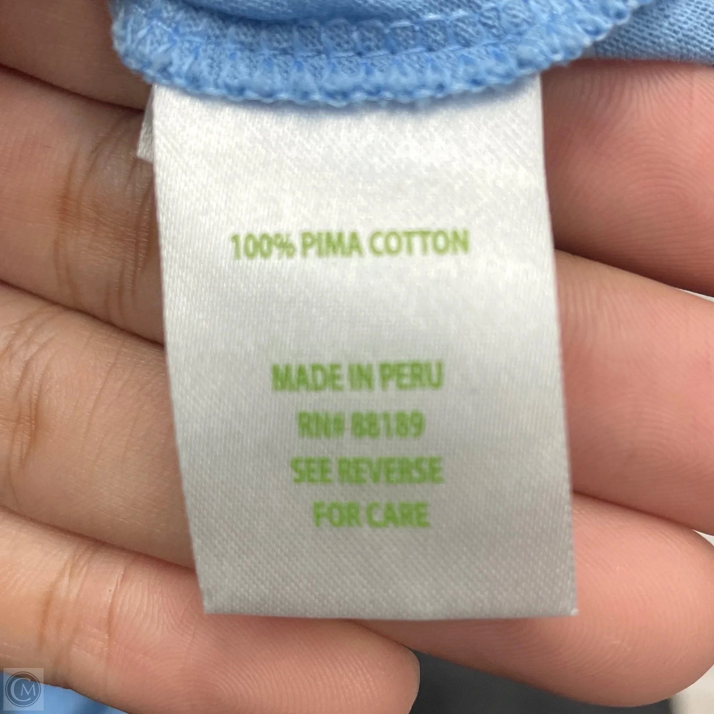 Top Short Sleeve Designer By Lilly Pulitzer In Blue, Size: Xxl