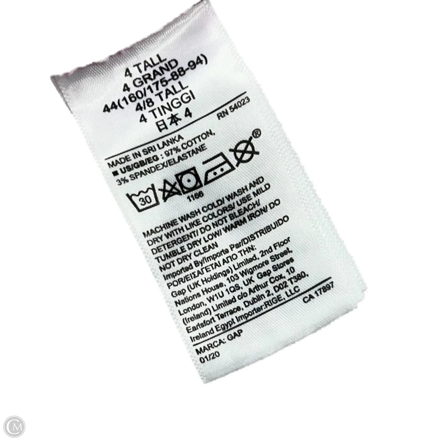 Jeans Skinny By Gap In Pink Denim, Size: 4