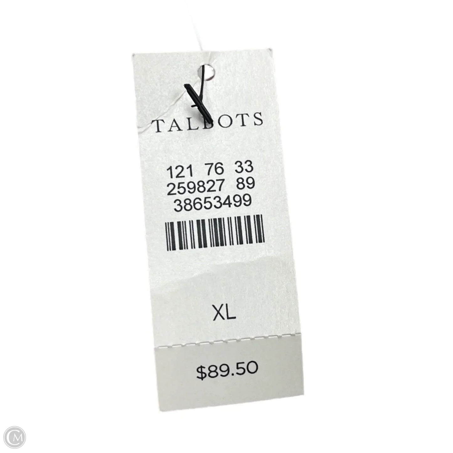 Sweater Cardigan By Talbots In Ivory, Size: Xl