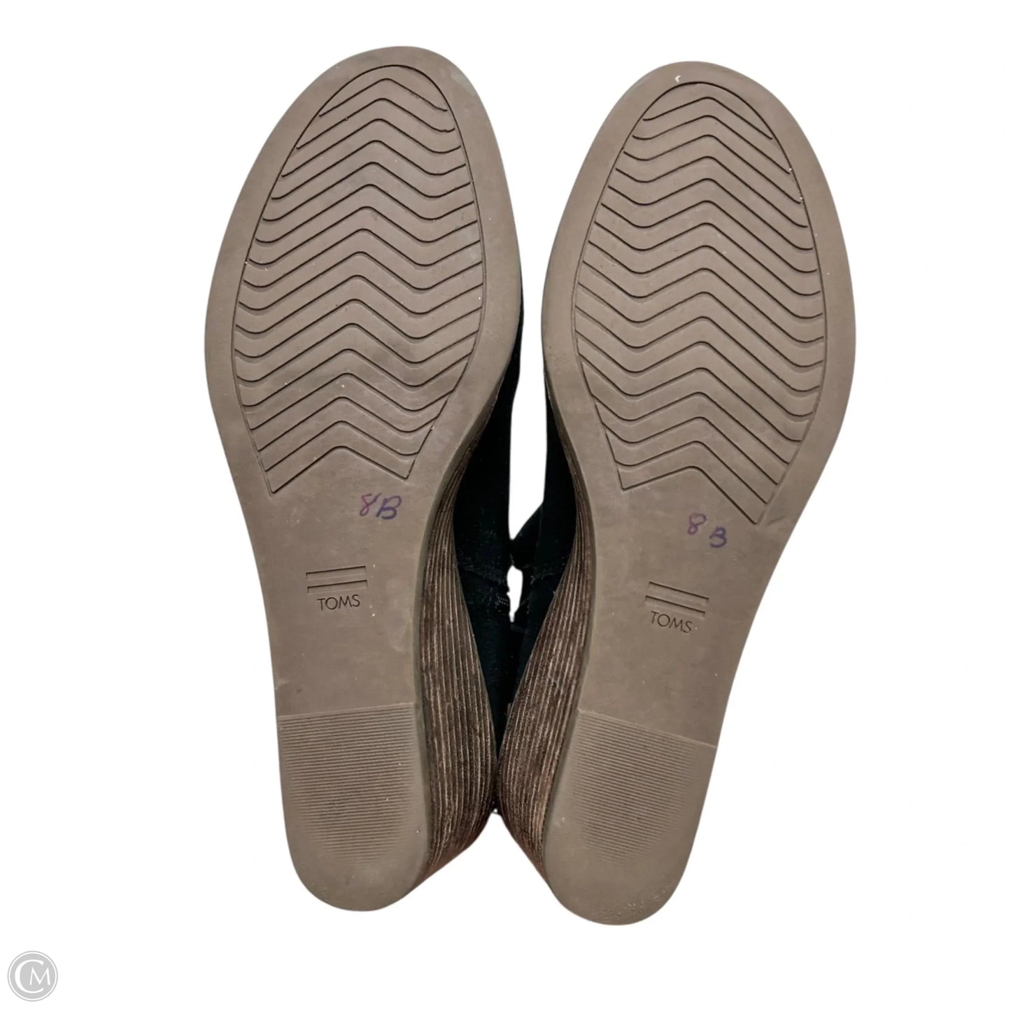 Boots Ankle Heels By Toms In Black & Brown, Size: 9