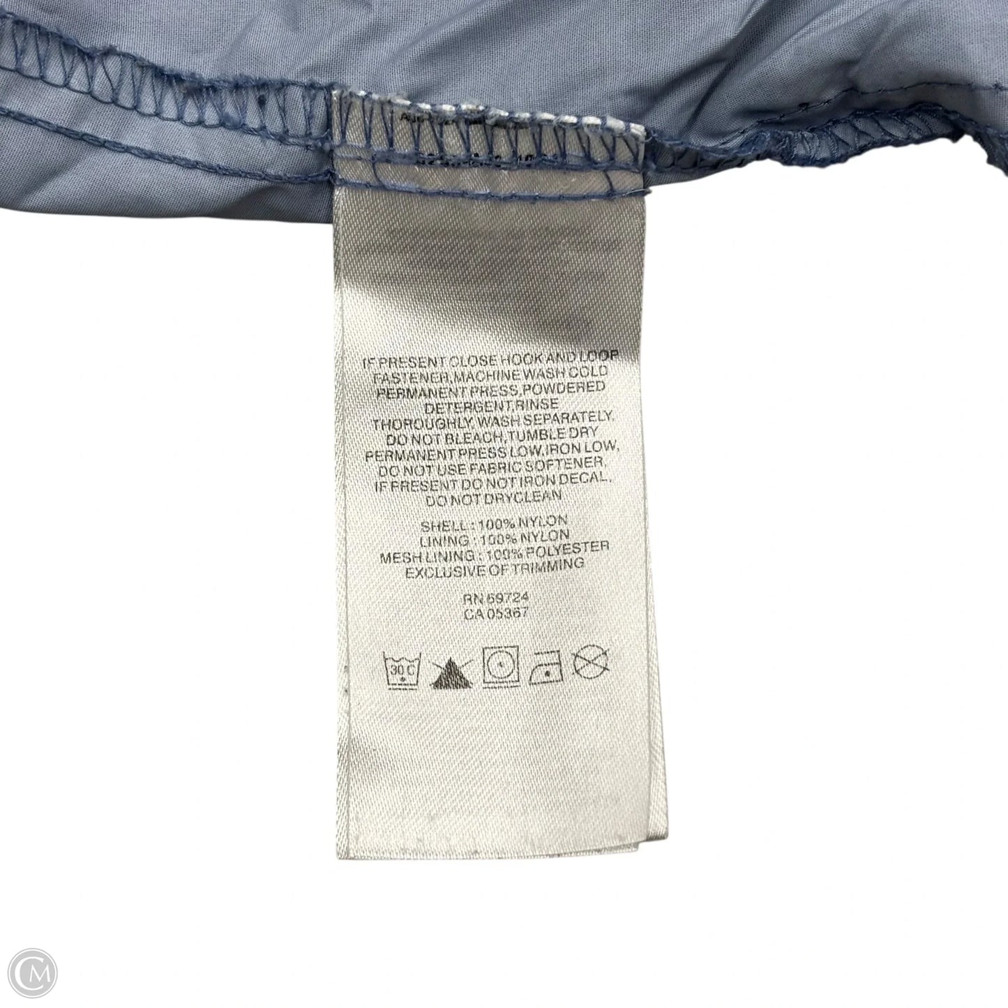 Jacket Windbreaker By Columbia In Blue, Size: Xl