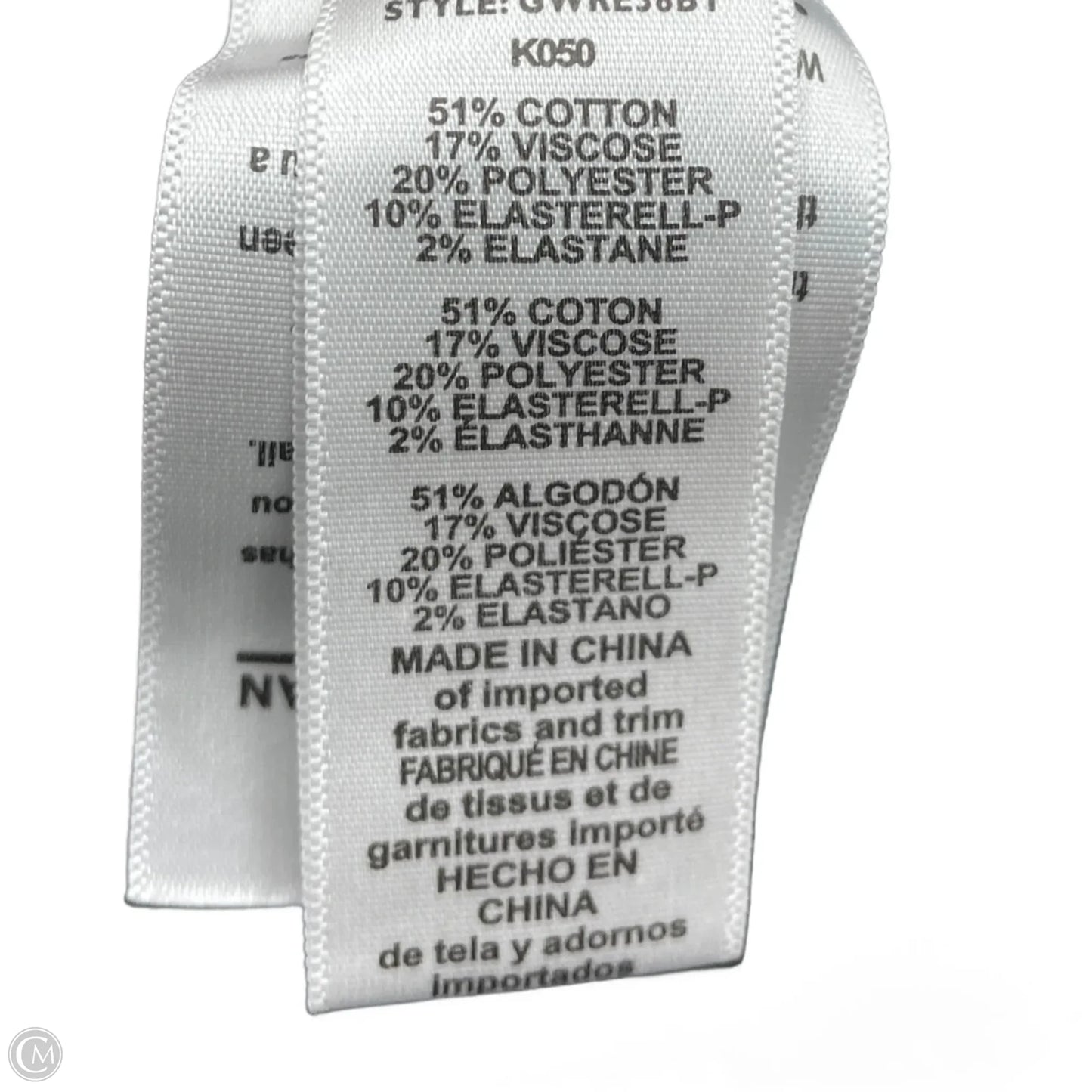 Jeans Skinny By Good American In Grey Denim, Size: 14