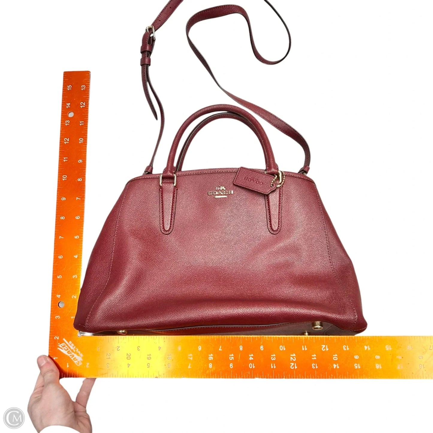 Crossbody Designer By Coach, Size: Medium