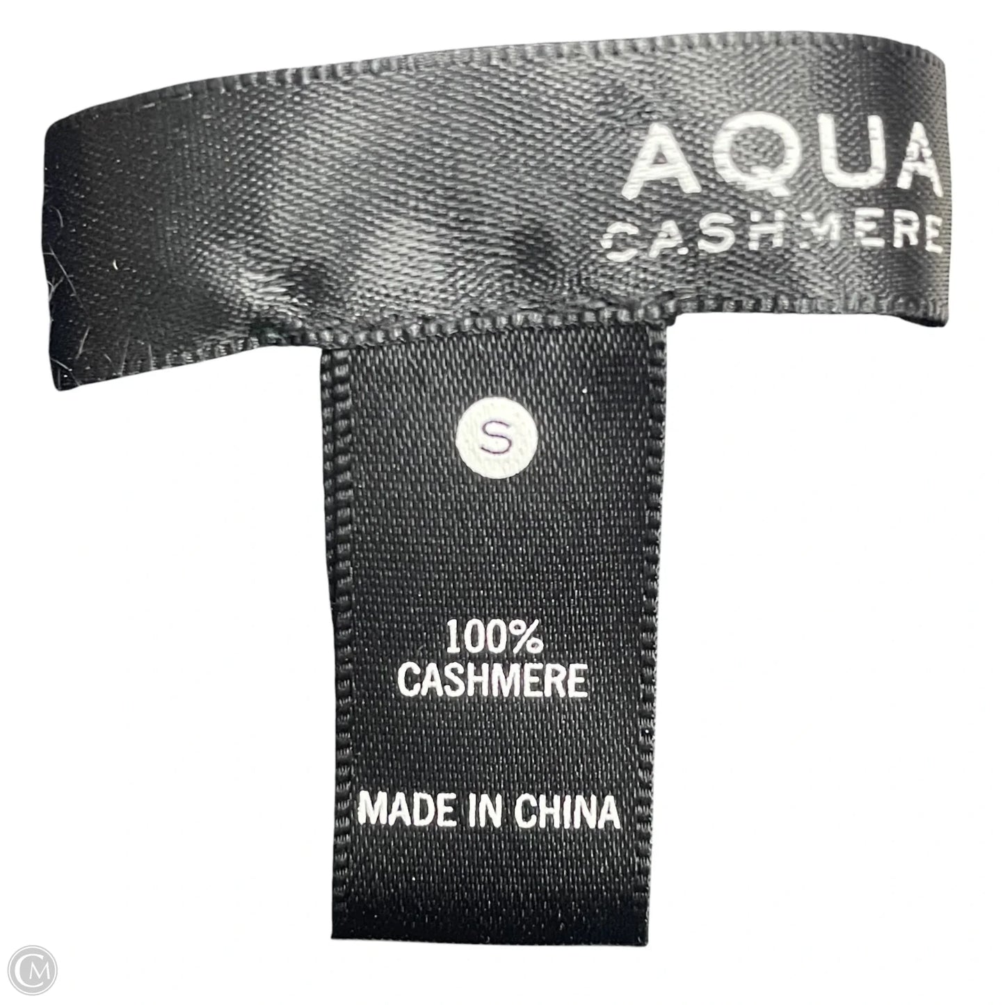 Sweater Cashmere By Aqua In Black & Cream, Size: S