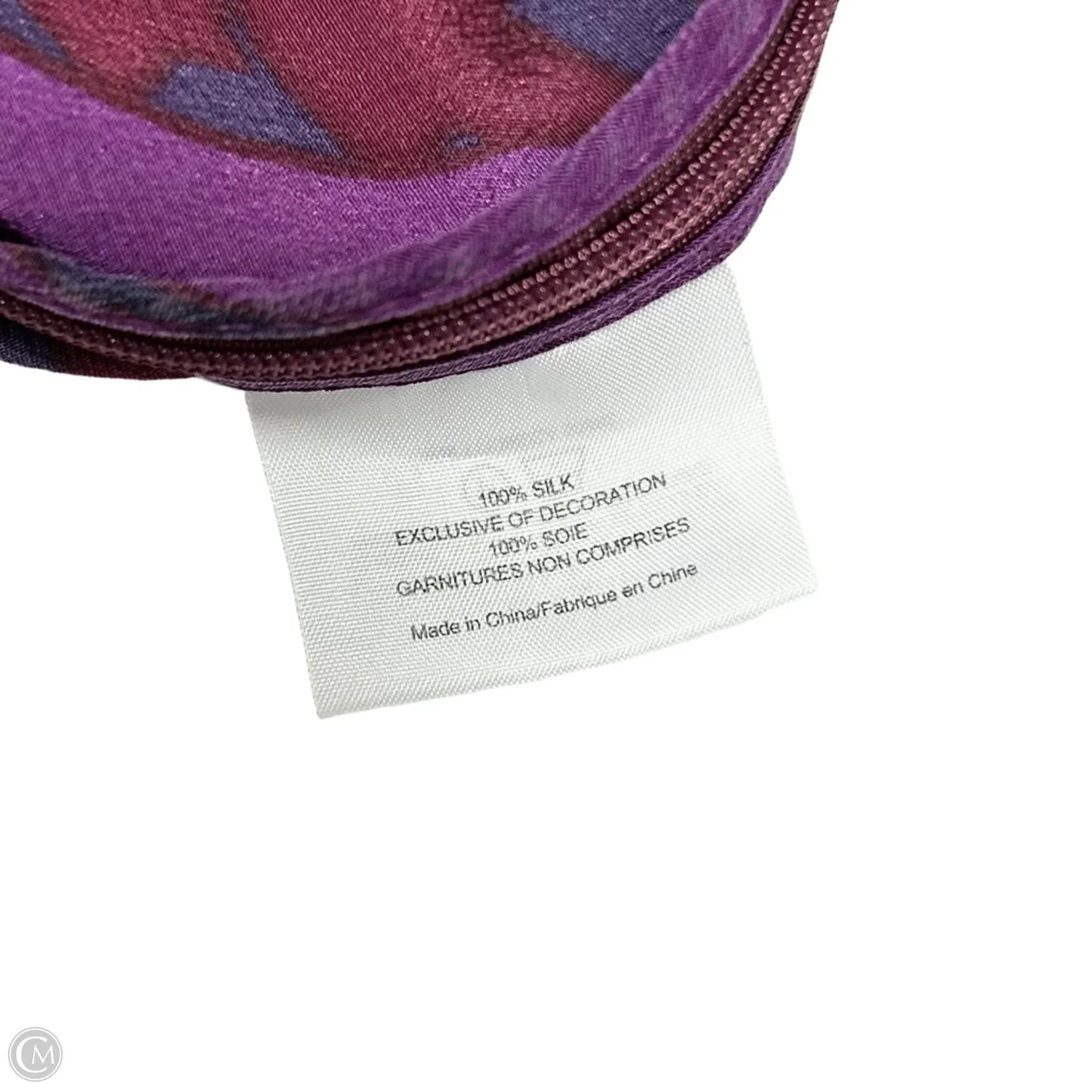 Top 3/4 Sleeve Designer By Tory Burch In Purple, Size: Xs