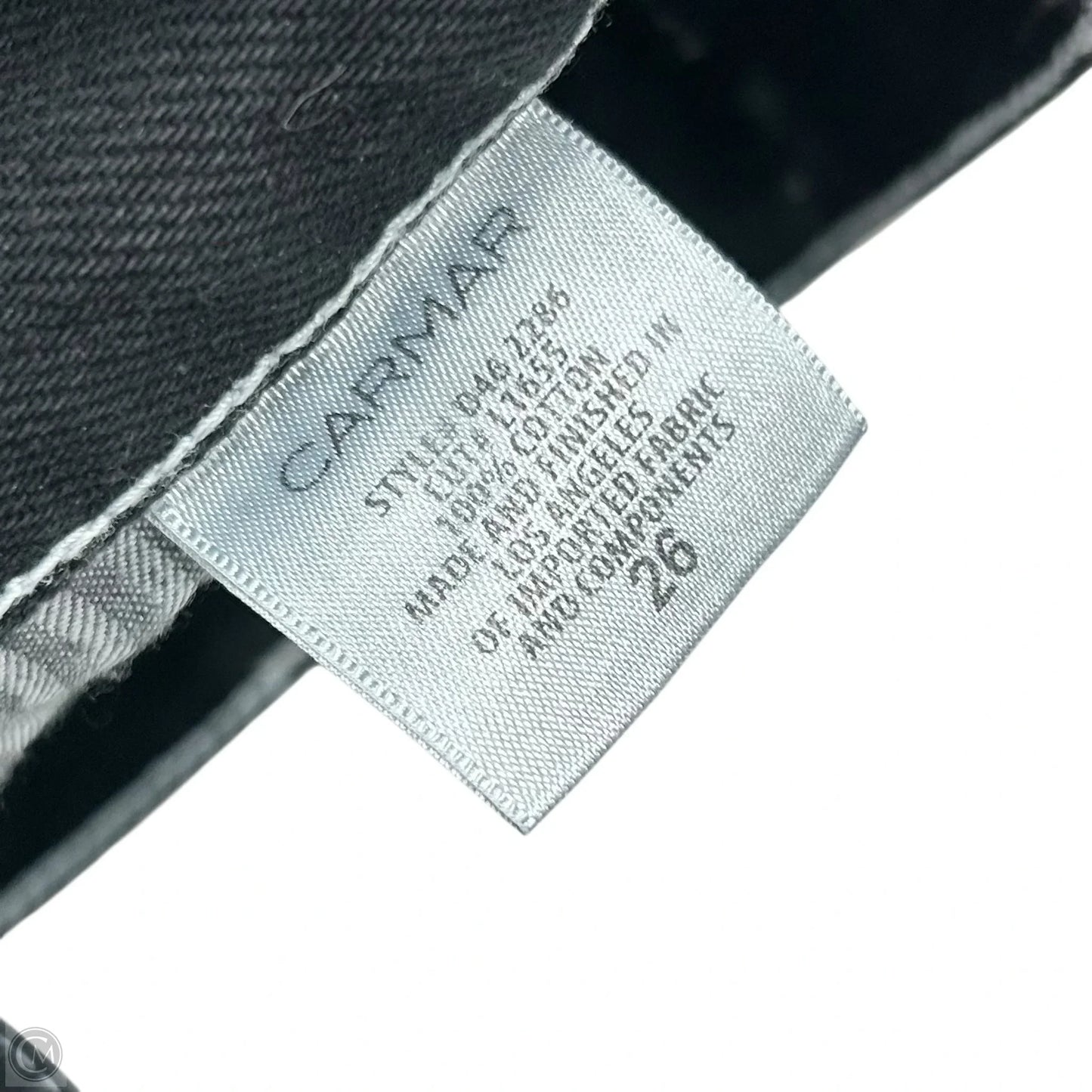 Jeans Straight By Carmar In Black Denim, Size: 2