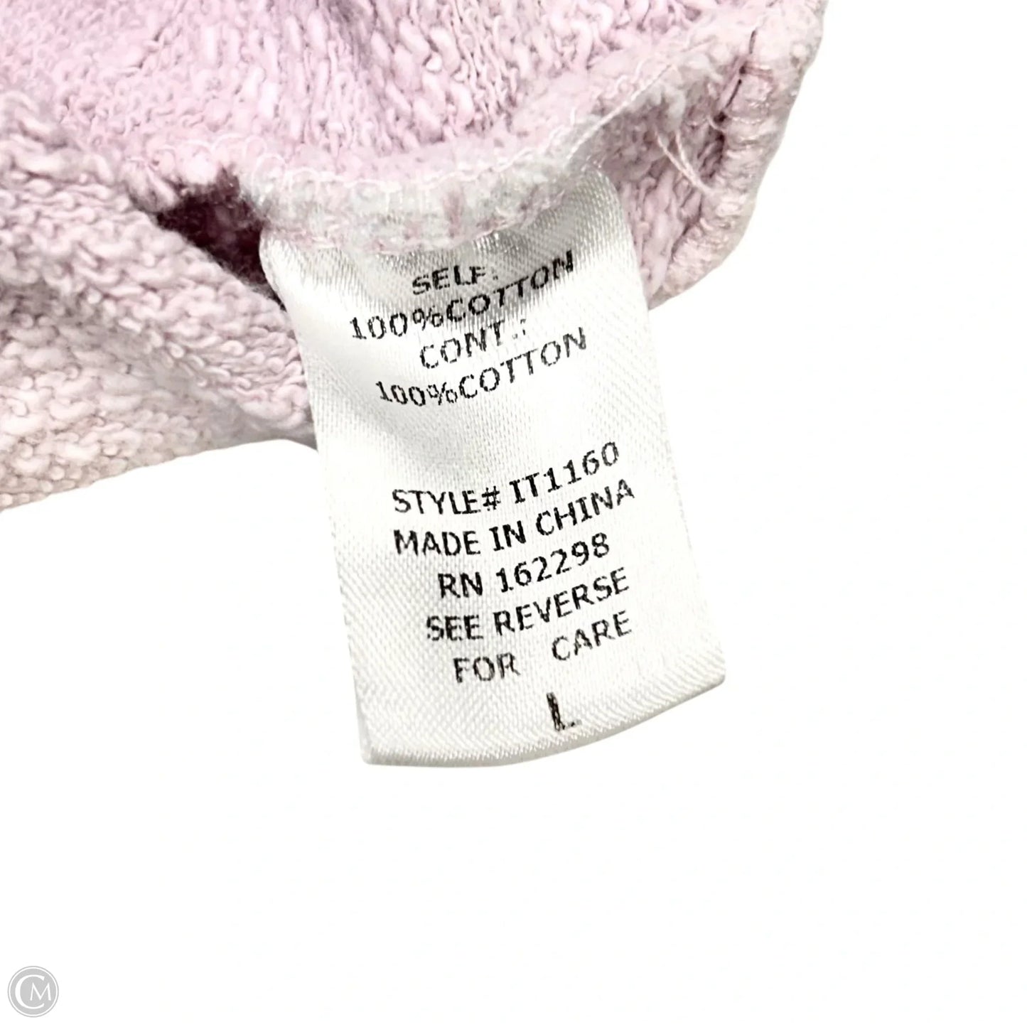 Sweatshirt Crewneck By Bucketlist In Purple, Size: L