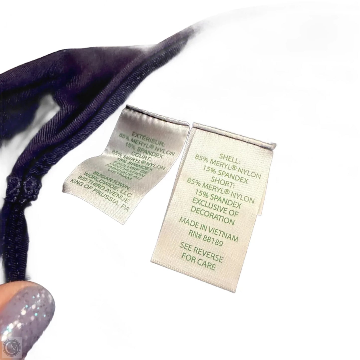 Skort Designer By Lilly Pulitzer In Blue & White, Size: Xs