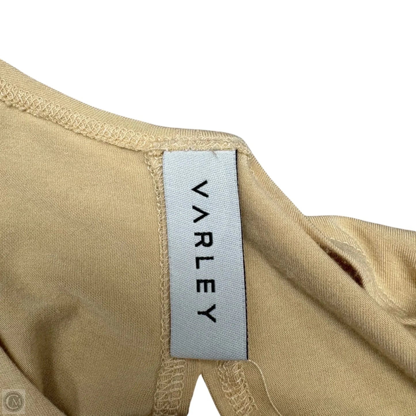 Athletic Tank Top By Varley In Tan, Size: S