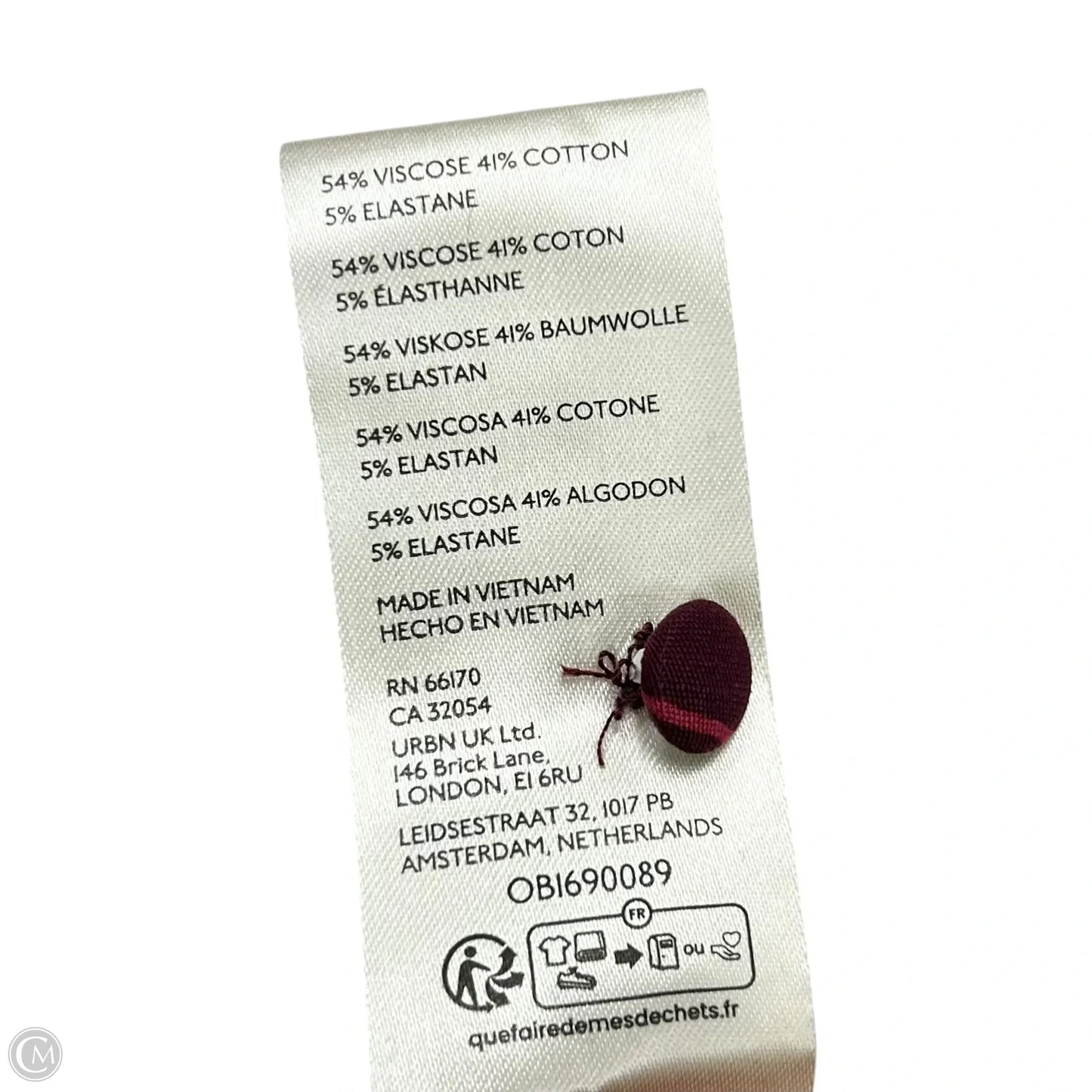 Dress Party Long By Anthropologie In Pink & Purple, Size: Xs