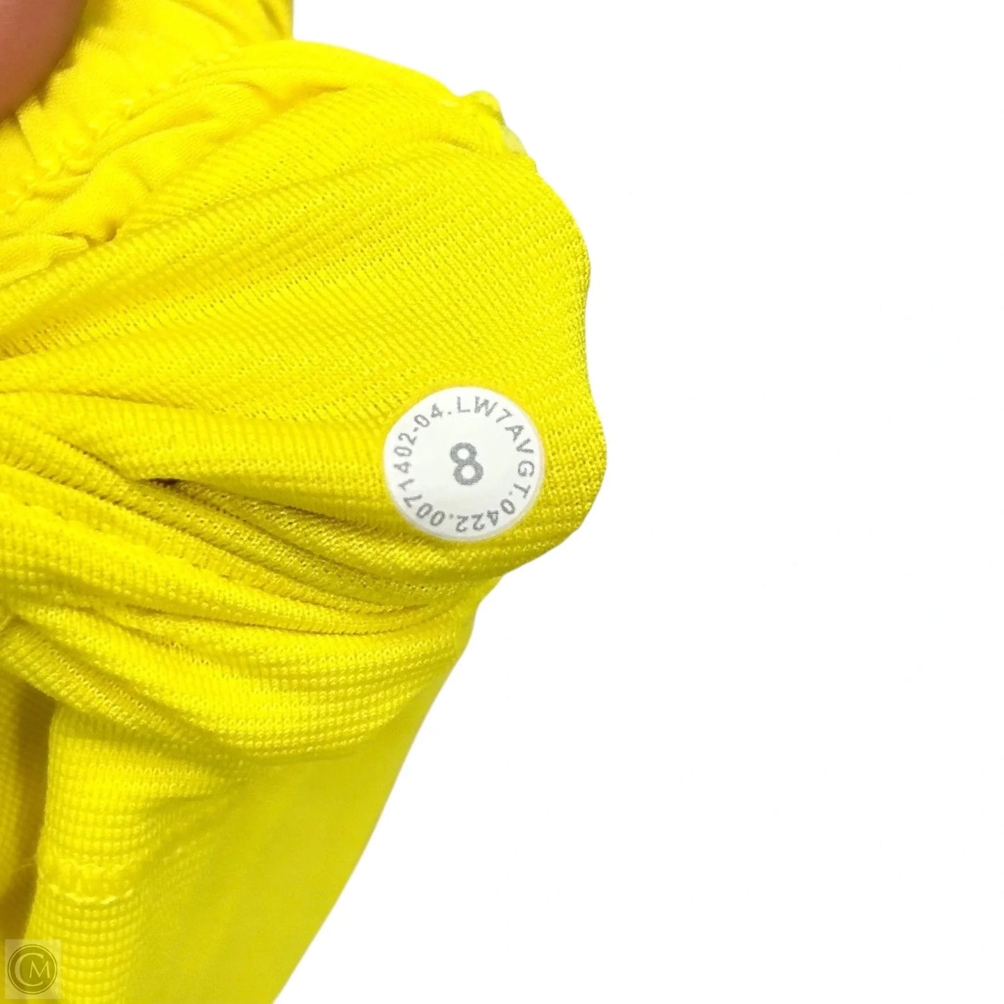 Athletic Shorts By Lululemon In Yellow, Size: M