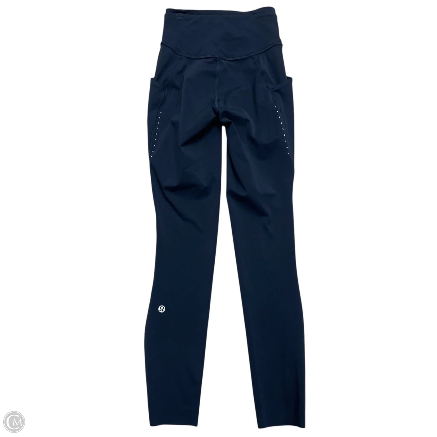 Athletic Leggings By Lululemon In Navy, Size: Xs