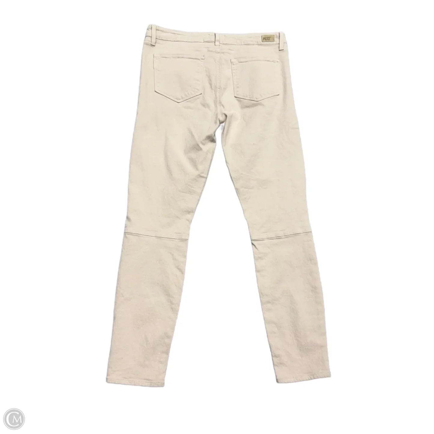 Jeans Skinny By Paige In Tan Denim, Size: 14