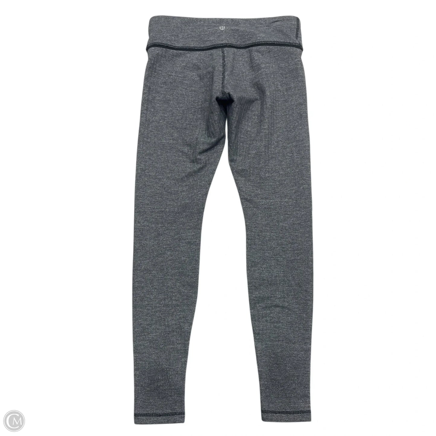 Athletic Leggings By Lululemon In Grey, Size: M