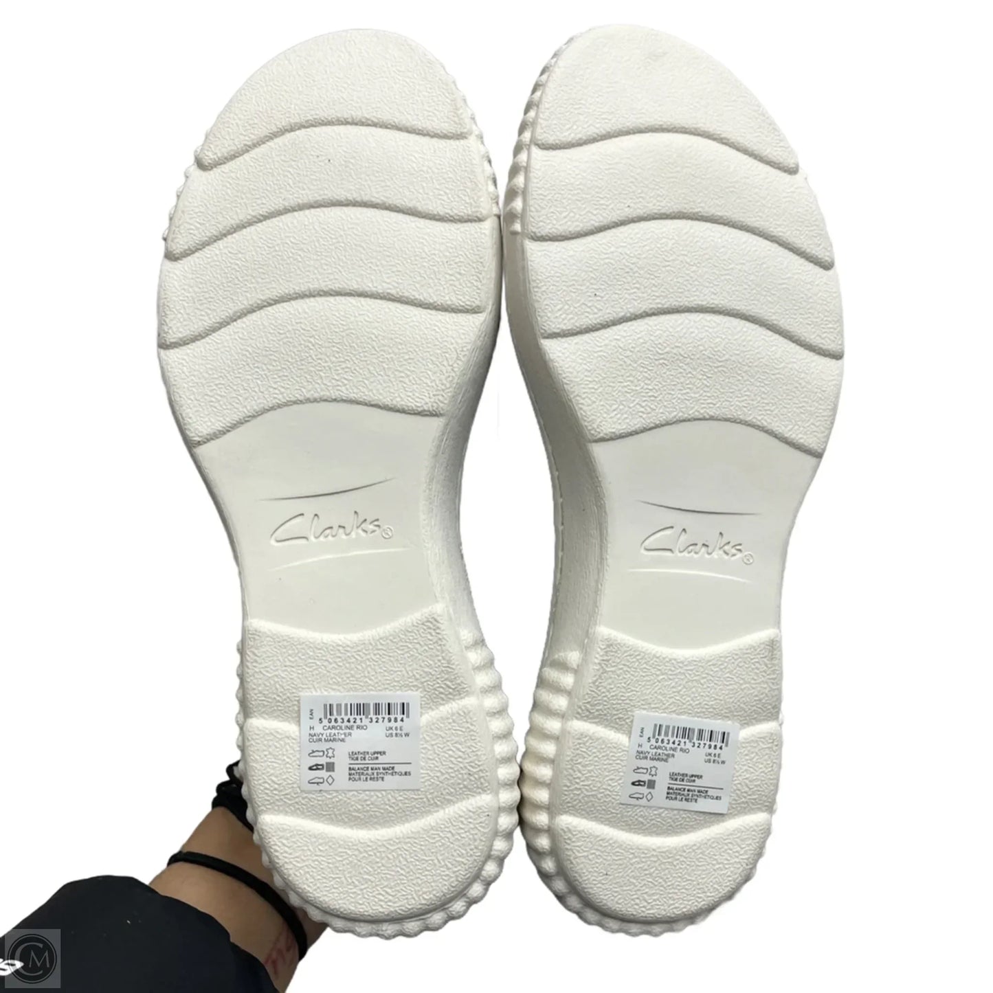 Shoes Sneakers By Clarks In Navy, Size: 8.5