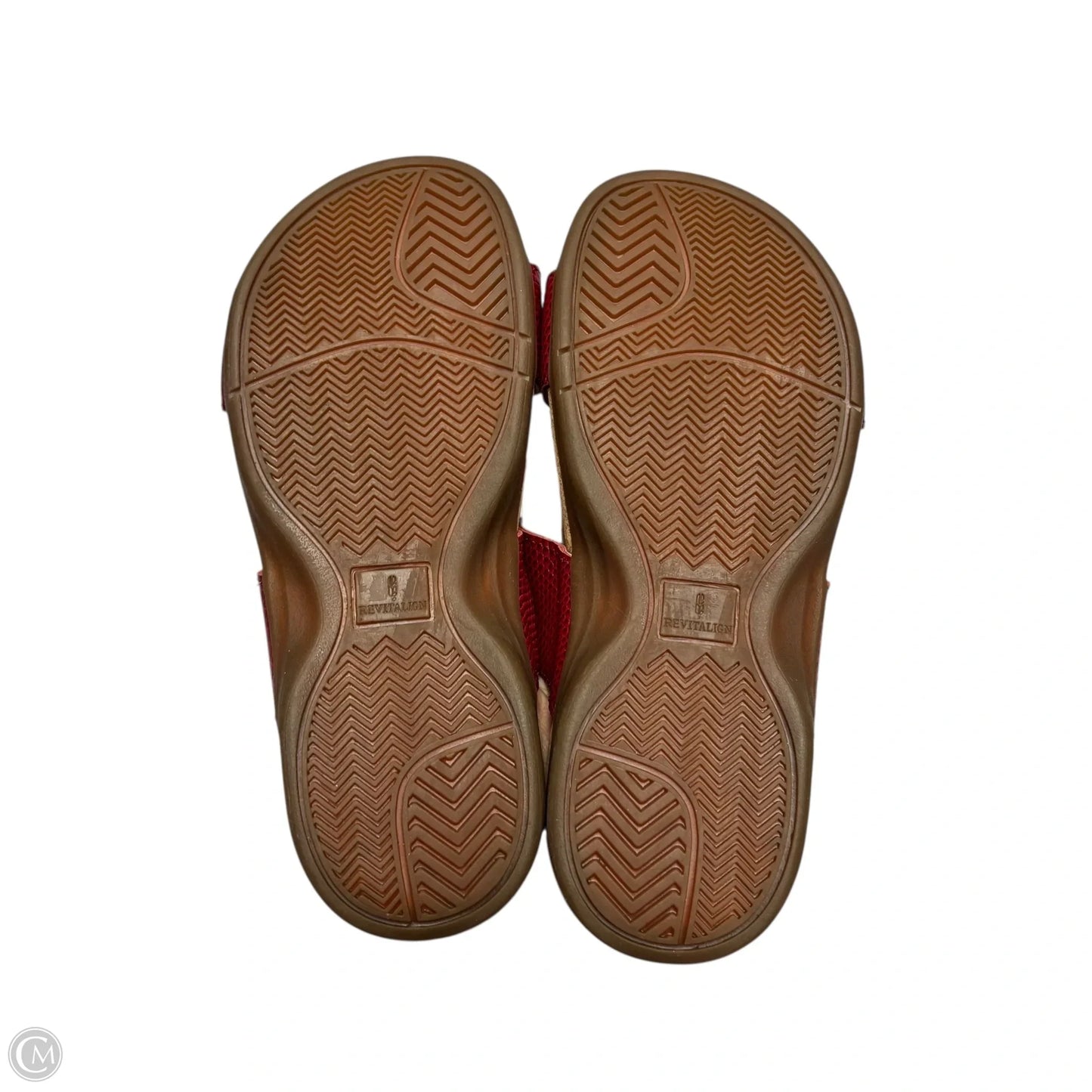 Sandals Flats By Revitalign In Red, Size: 7