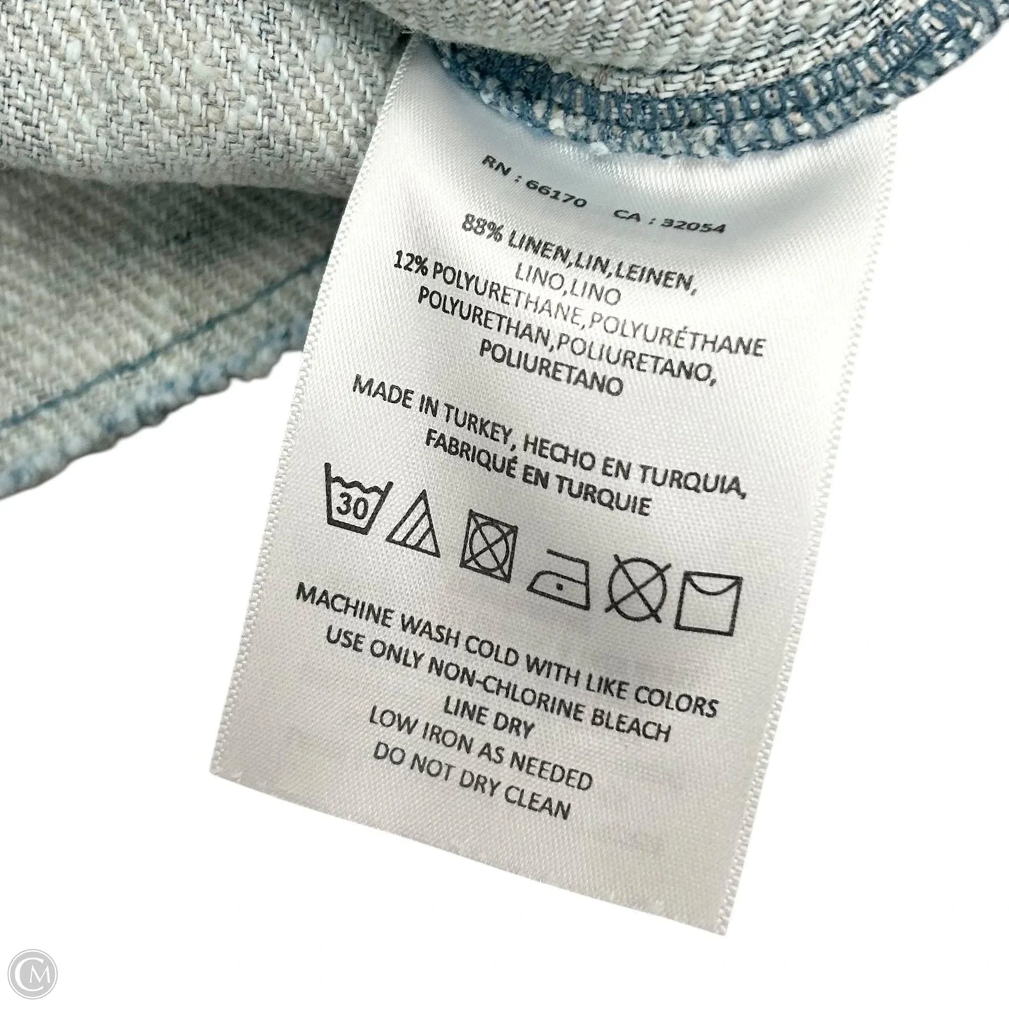 Skirt Midi By Pilcro In Blue Denim, Size: 12