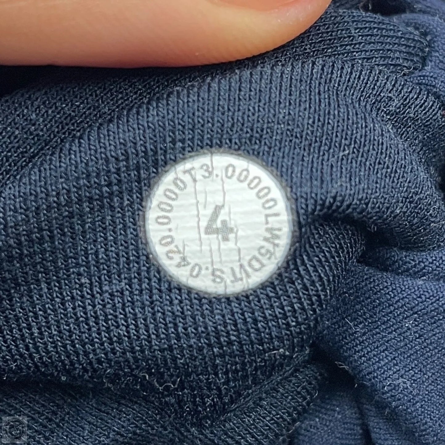 Athletic Leggings By Lululemon In Navy, Size: S
