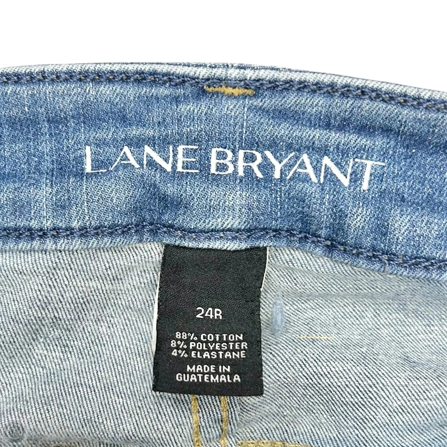 Jeans Flared By Lane Bryant In Blue Denim, Size: 24