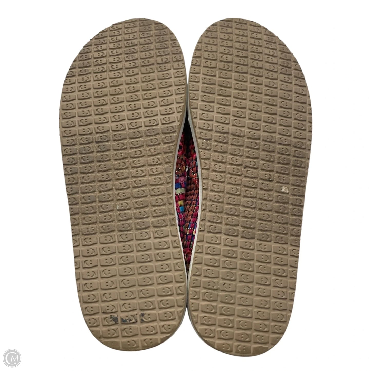 Shoes Flats By Sanuk In Rainbow Print, Size: 8