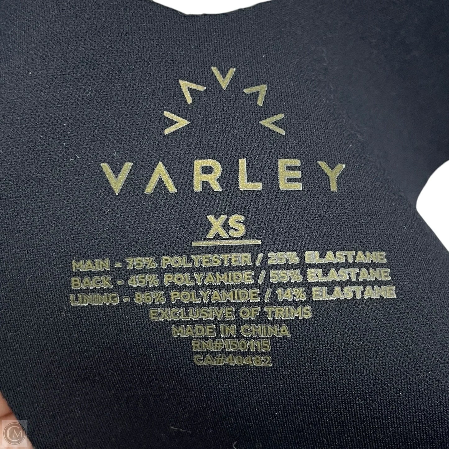 Athletic Bra By Varley In Snakeskin Print, Size: Xs