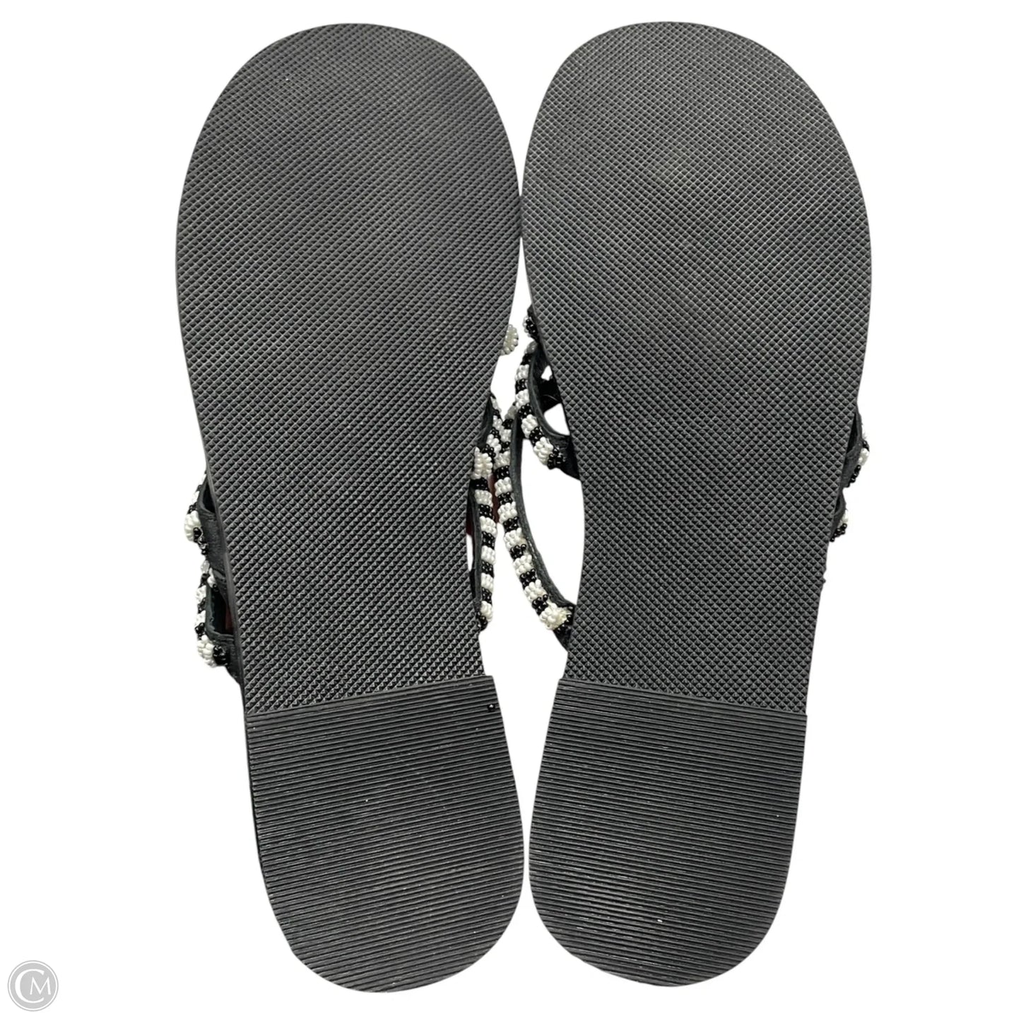 Sandals Flats By Free People In Black & White, Size: 8.5