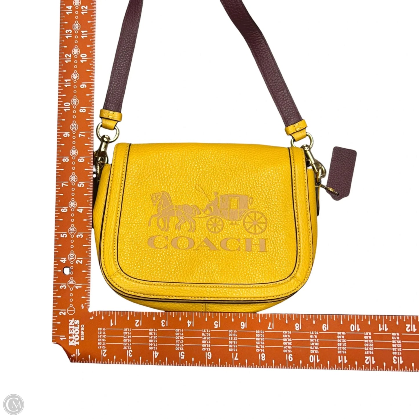 Crossbody Designer By Coach, Size: Small