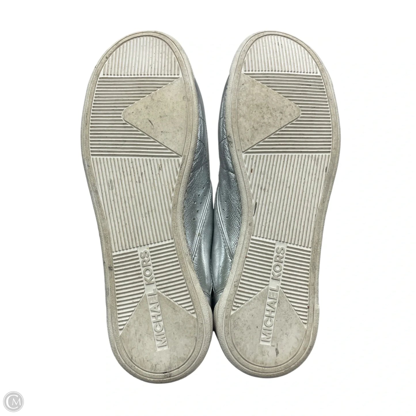 Shoes Sneakers By Michael By Michael Kors In Silver, Size: 8.5