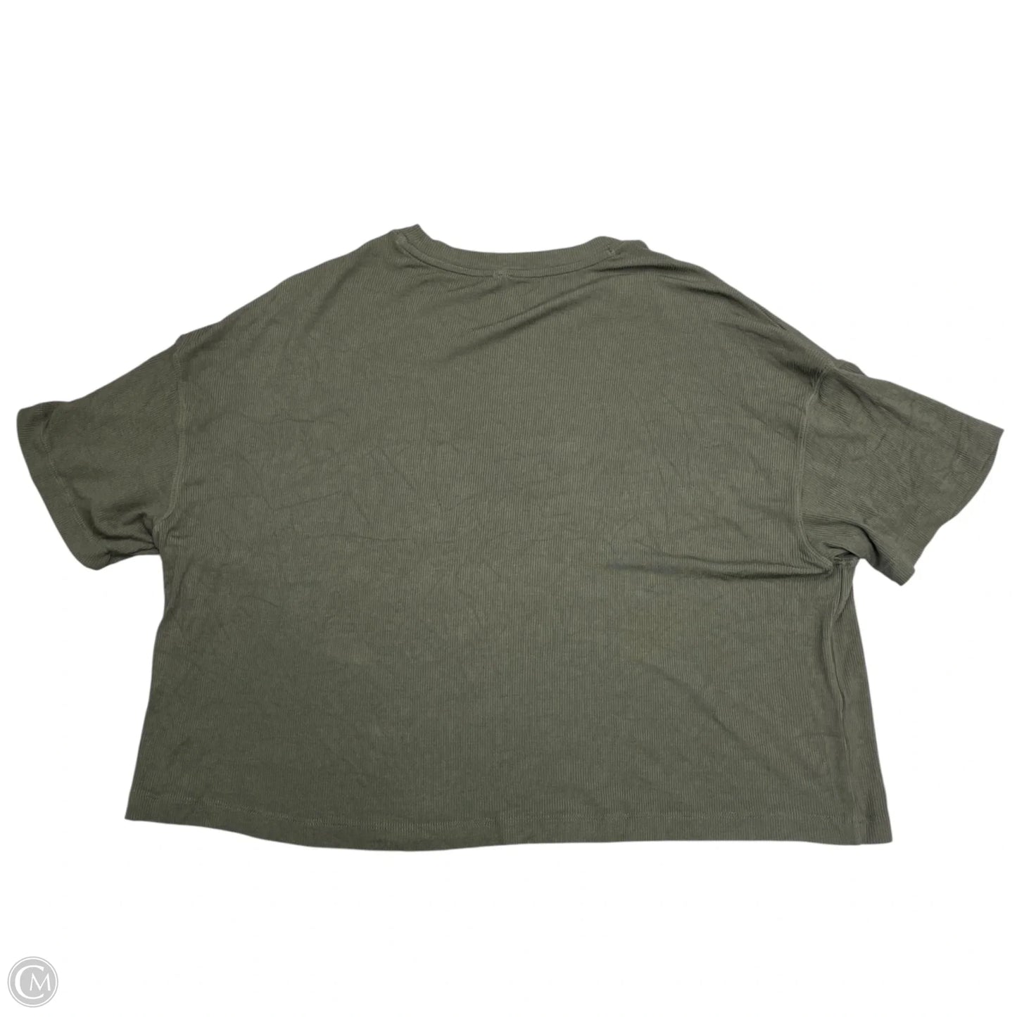Athletic Top Short Sleeve By Vuori In Green, Size: S