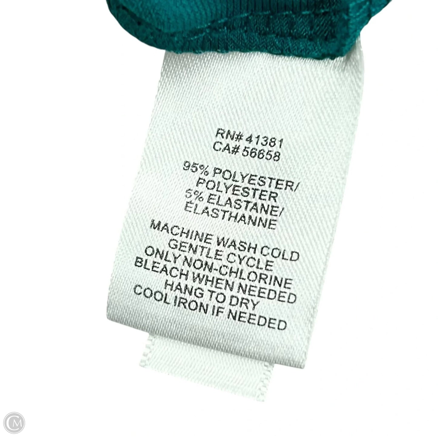 Dress Party Midi By Lauren By Ralph Lauren In Teal, Size: Xl