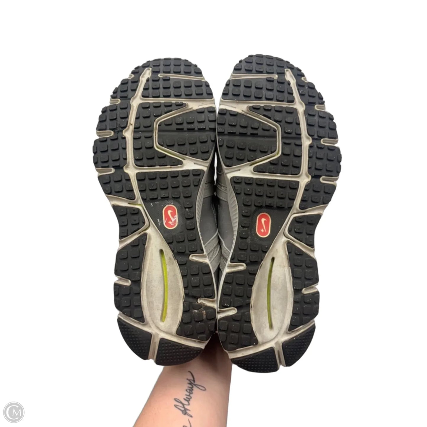 Shoes Athletic By Nike In Blue & Grey, Size: 8