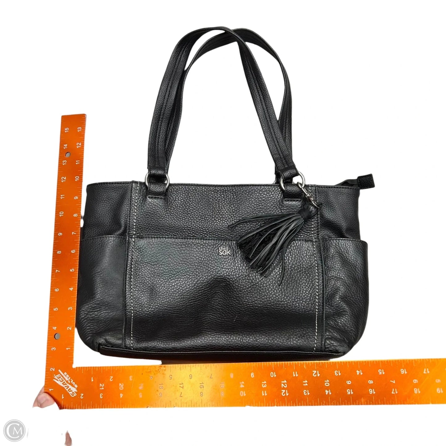 Handbag Leather By The Sak, Size: Medium