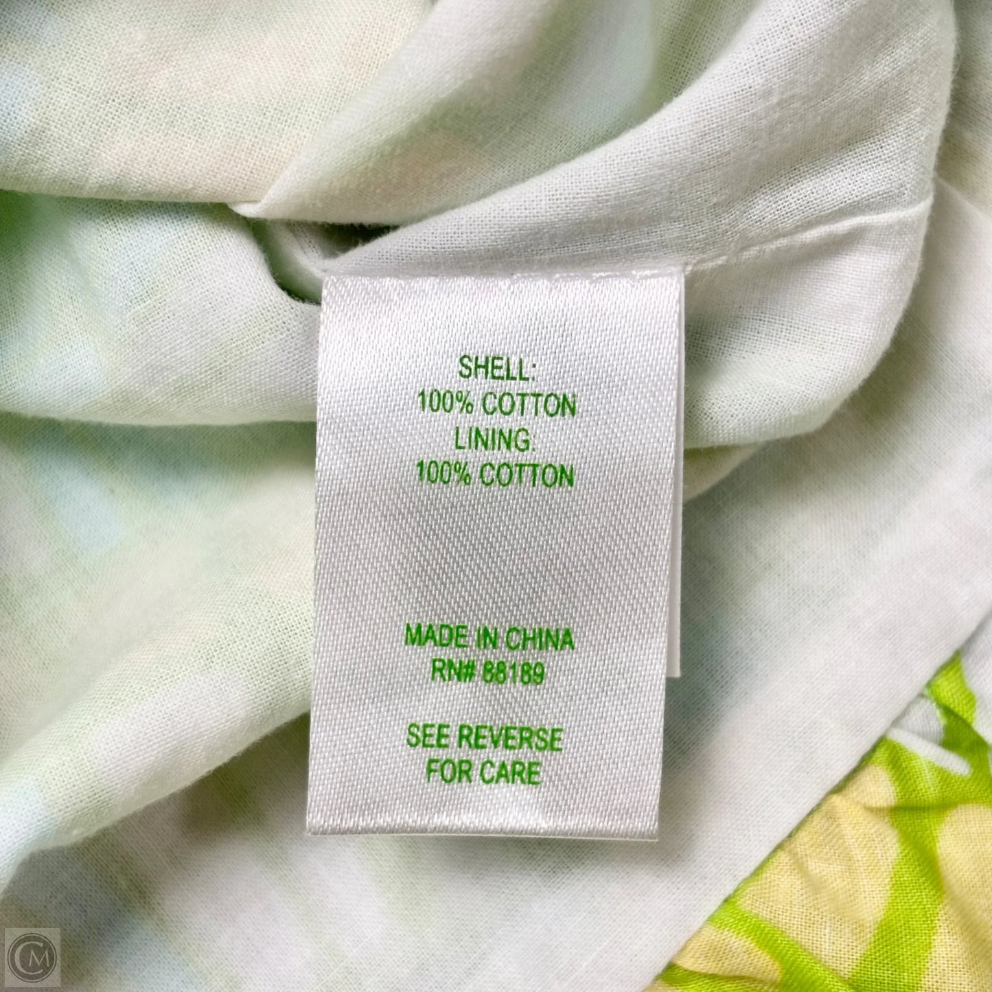 Dress Designer By Lilly Pulitzer In Green & Yellow, Size: Xs