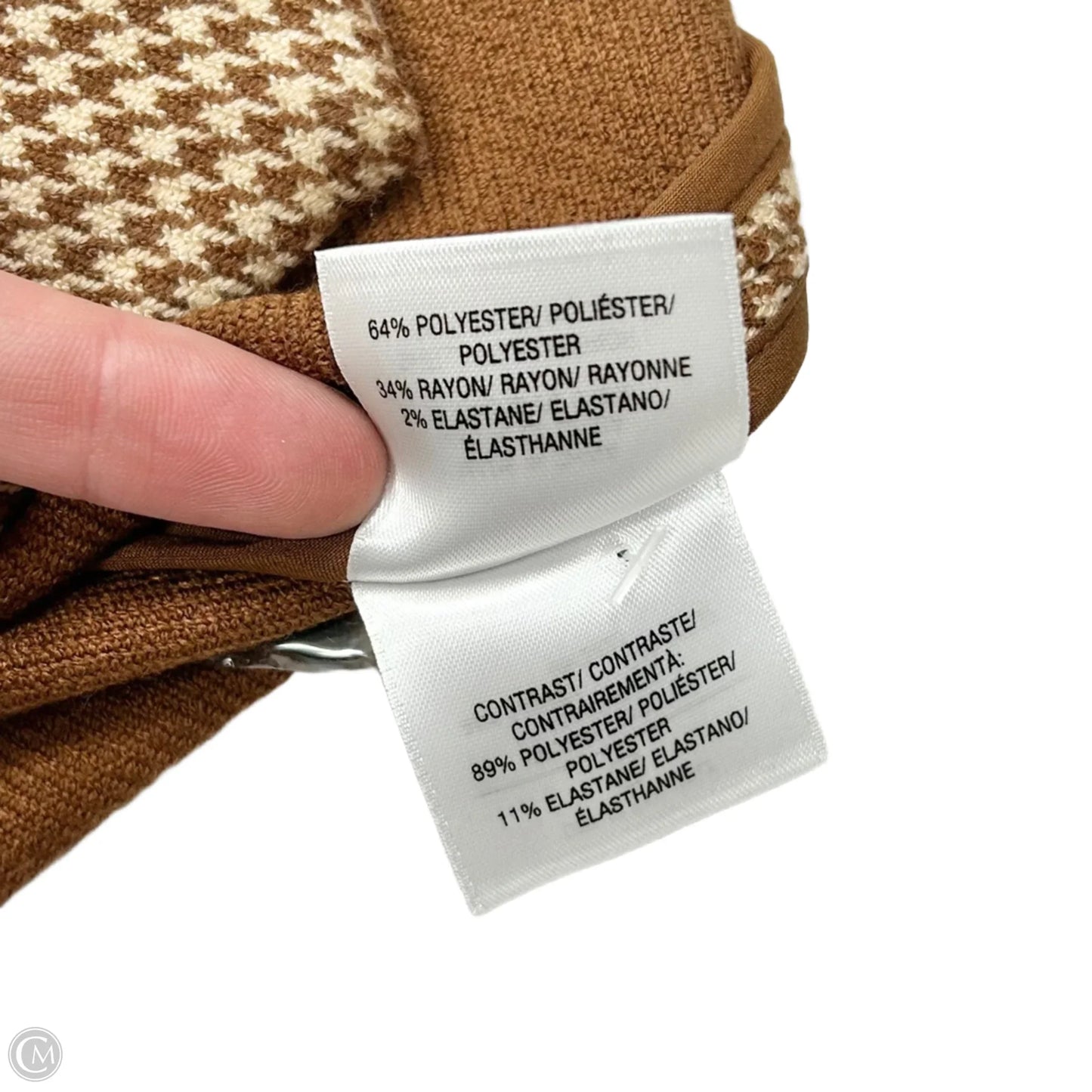 Skirt Set 2pc By Favorite Daughter In Brown & Tan, Size: 4