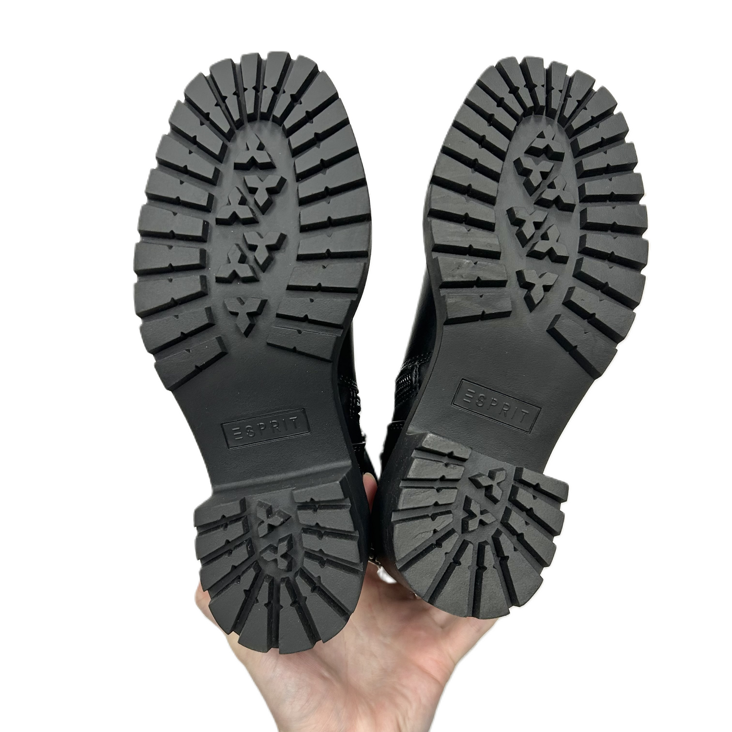 Boots Ankle Heels By Esprit In Black, Size: 7