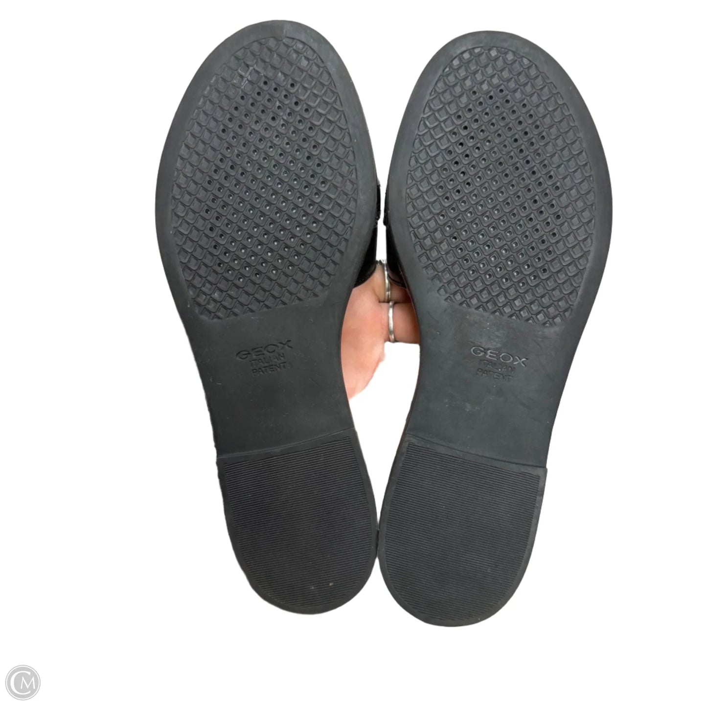 Sandals Flats By Geox Respira In Black, Size: 7