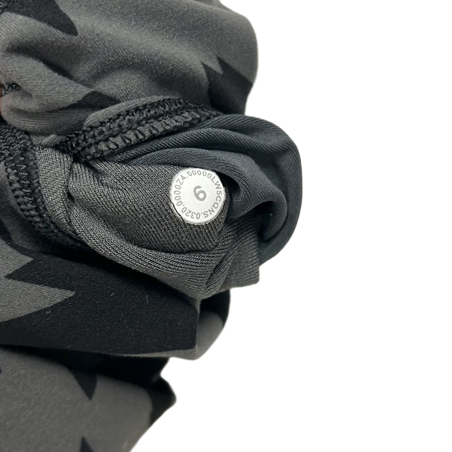 Athletic Leggings By Lululemon In Black & Grey, Size: S