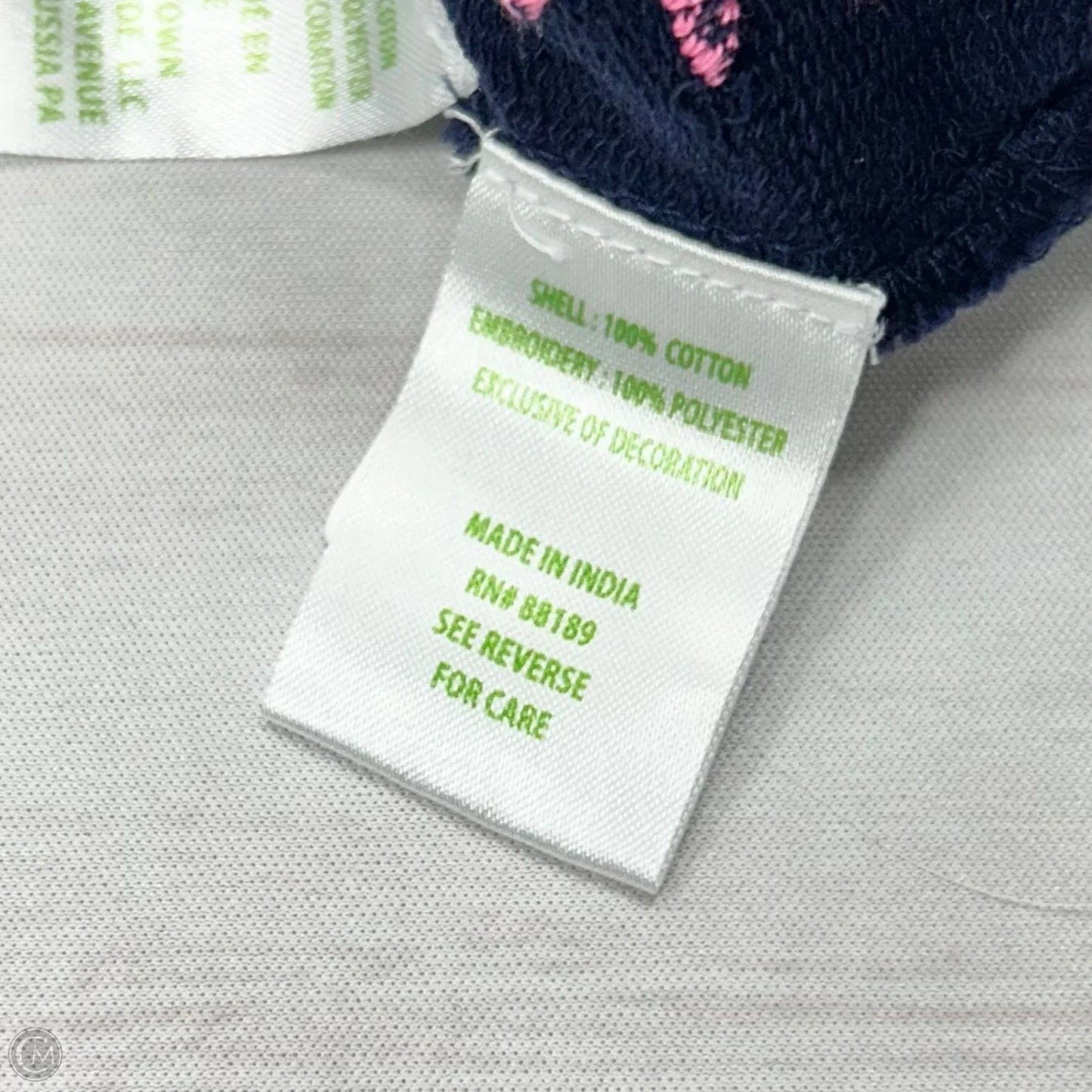 Top Long Sleeve Designer By Lilly Pulitzer In Navy, Size: Xxs