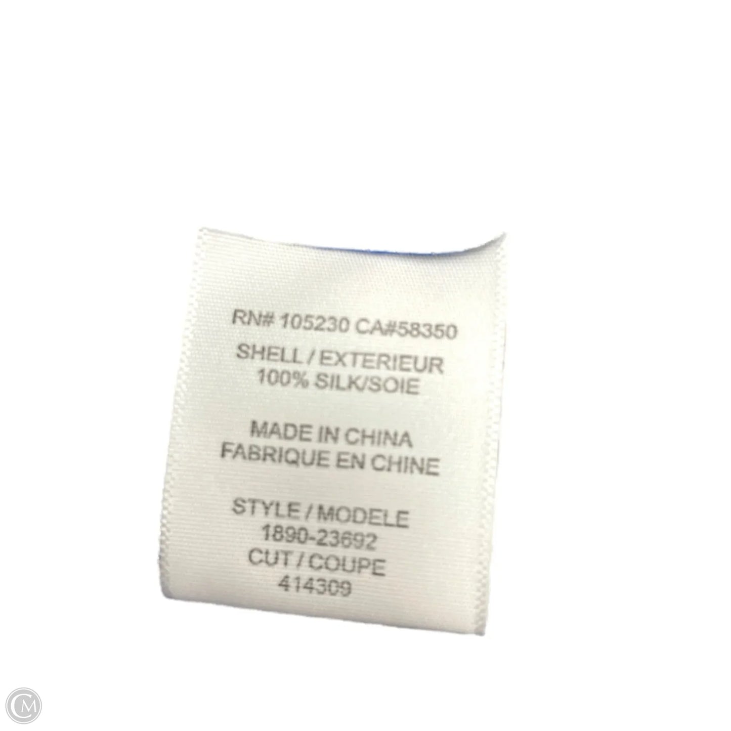 Top Long Sleeve By Joie In Blue & Grey, Size: M