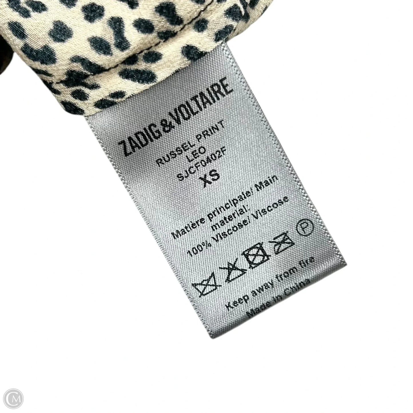 Dress Casual Short By Zadig And Voltaire In Leopard Print, Size: Xs