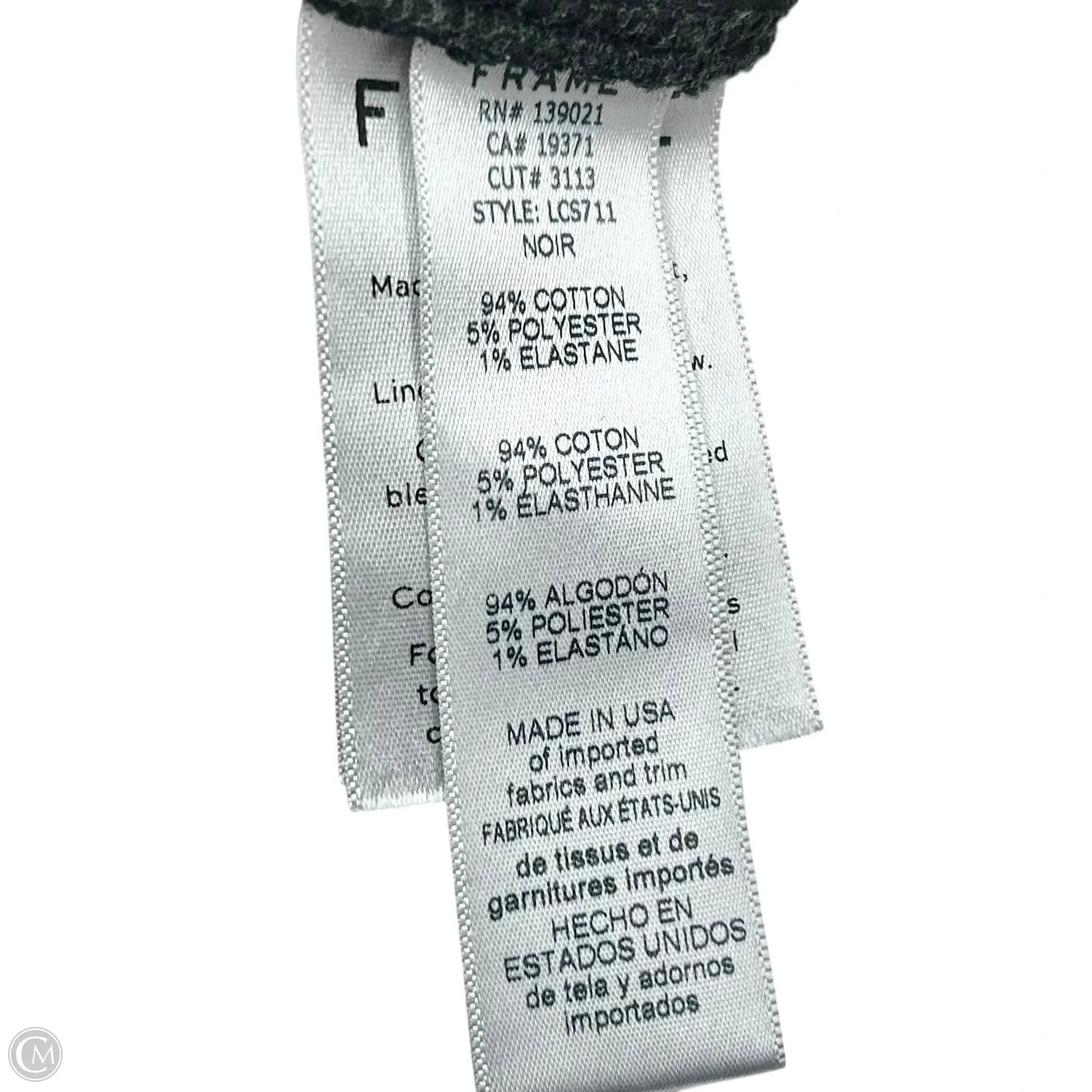 Shorts By Frame In Black, Size: 4