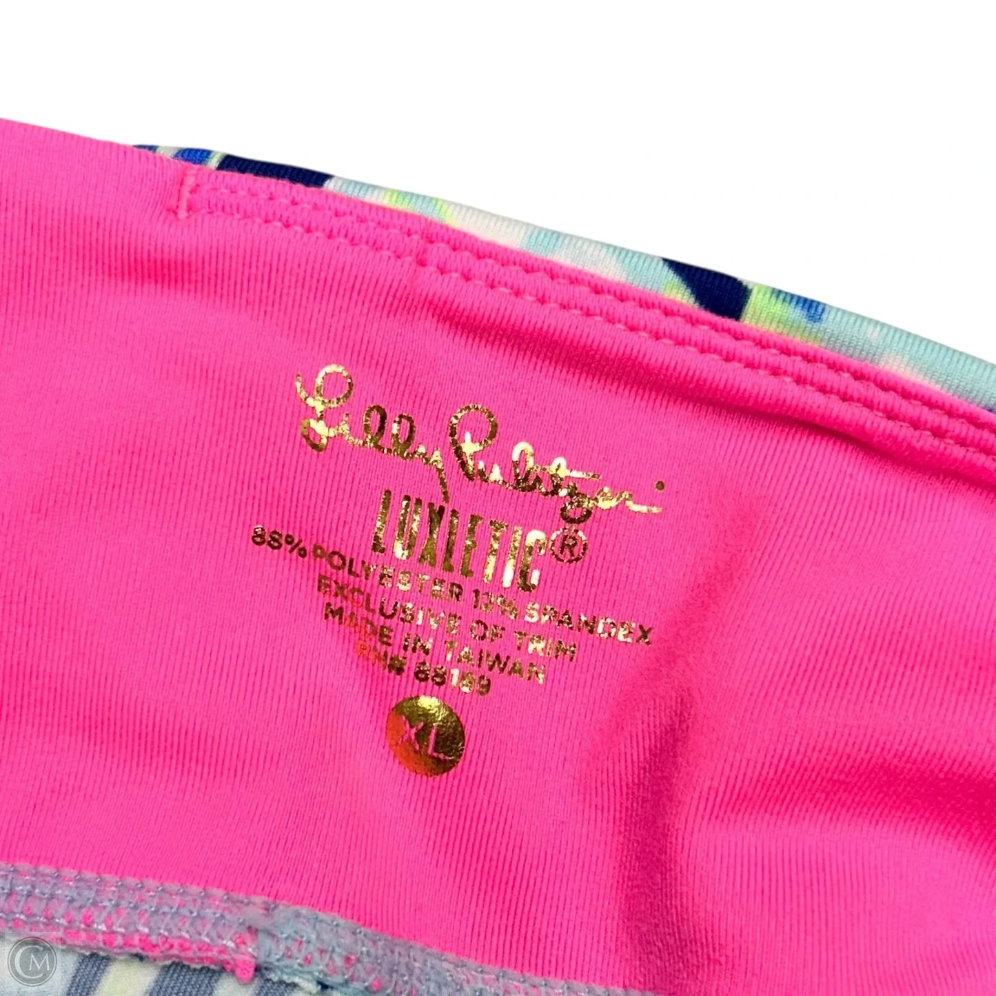 Pants Designer By Lilly Pulitzer In Blue & Green, Size: Xl